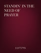 Standin' In The Need of Prayer SATB choral sheet music cover
